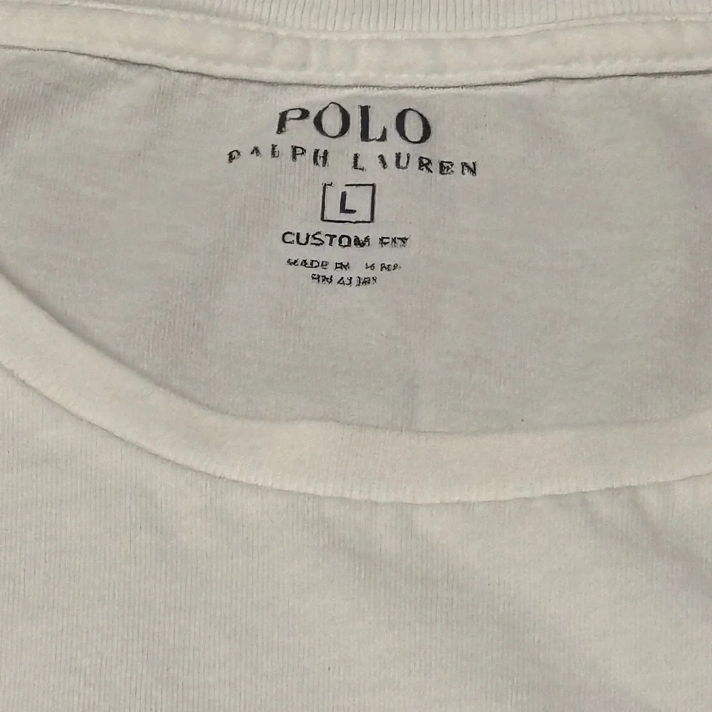 Polo Ralph Lauren White T-Shirt Mens Large